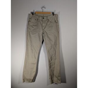 Levi's 511 Mens Tan Straight Leg Khaki Slim Pants Sz 34 Casual Comfort Preppy